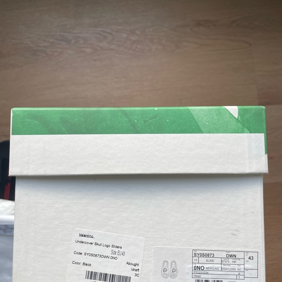Valentino Garavani x Undercover skull slides